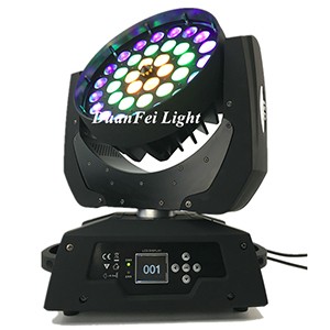36x18W Ring Control LED Wash Zoom Moving Head