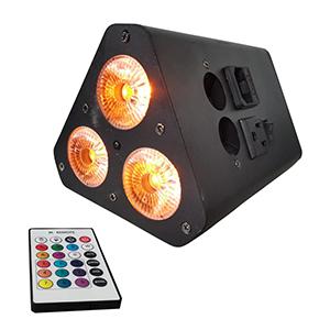 3pcs 18w rgbwa uv led battery par 