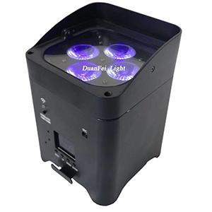 4x18W RGBWA UV Battery Powered LED Par
