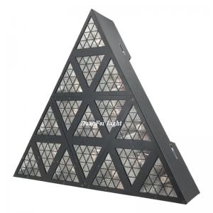 Triangle blinder matrix background effect light 